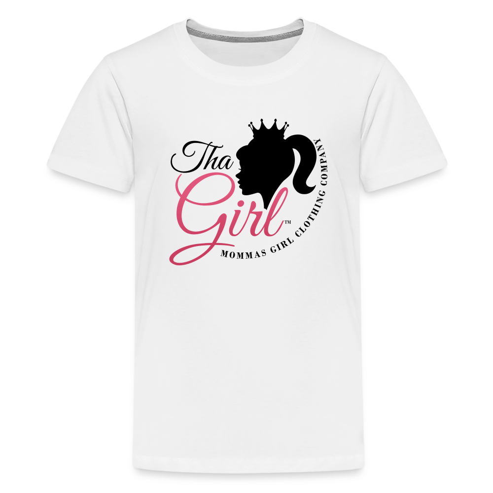 Tha Girl® - Logo #1 - Kids' Premium T-Shirt - white