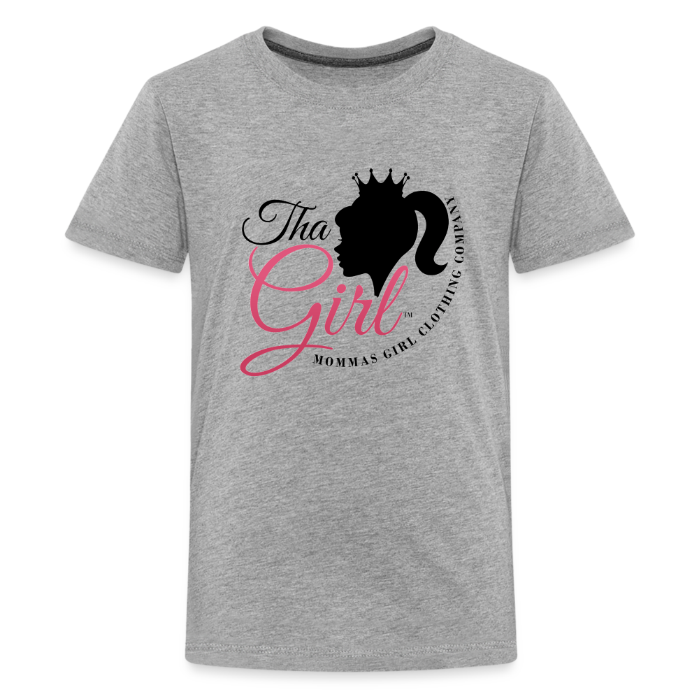 Tha Girl® - Logo #1 - Kids' Premium T-Shirt - heather gray
