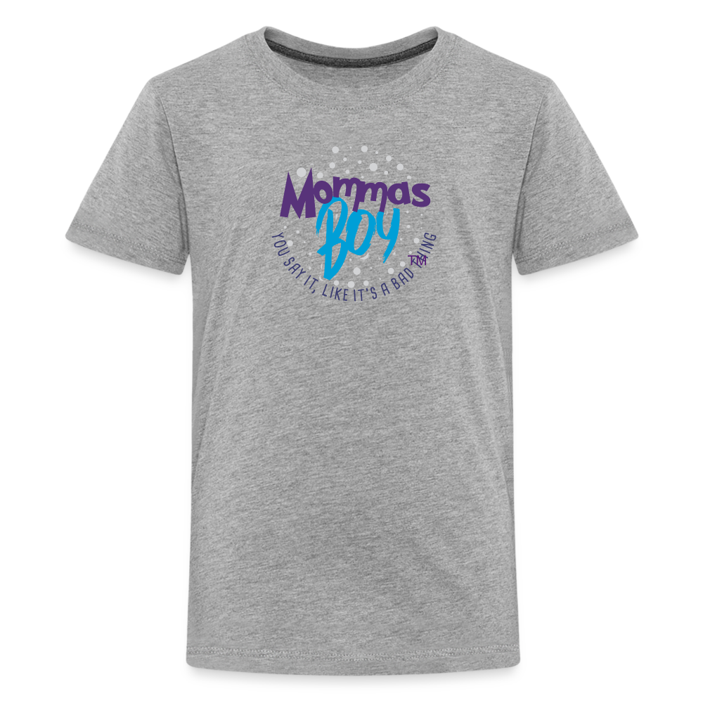 Mommas Boy CCO®- Kids' Premium T-Shirt - heather gray