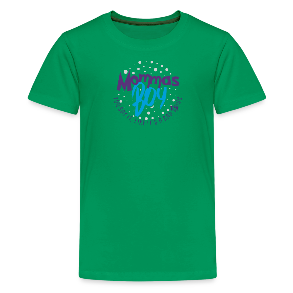 Mommas Boy CCO®- Kids' Premium T-Shirt - kelly green