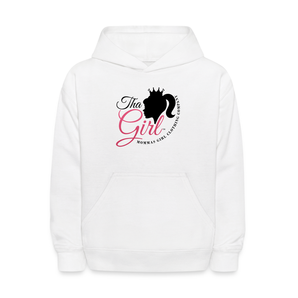 tha girl® - logo # 1 Kids' Hoodie - white