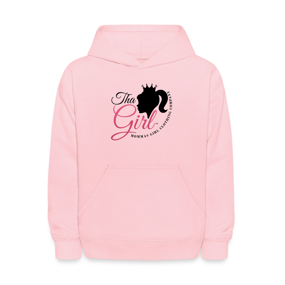 tha girl® - logo # 1 Kids' Hoodie - pink