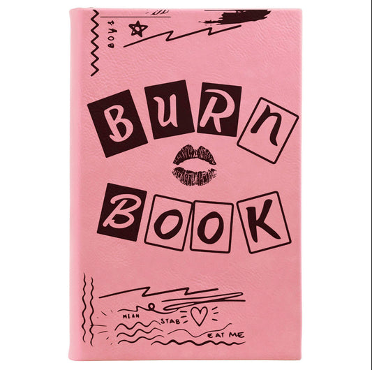 BURN 🔥 Book Leather Journal