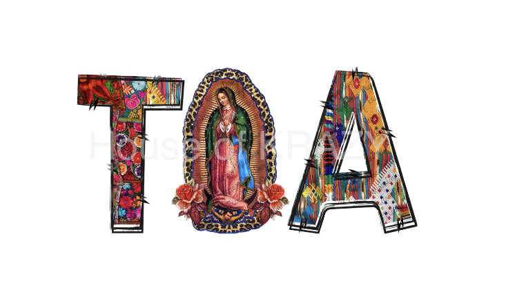 Virgin Mary Design - (up to 8 1/2 x10 transfers )