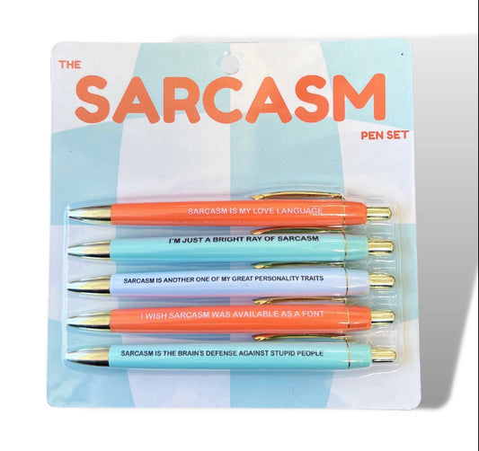 Sarcasm Pen Set!