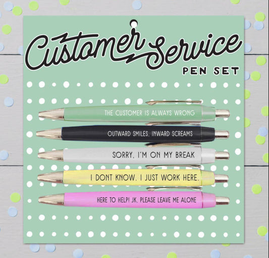 Customer Service Pen Set -