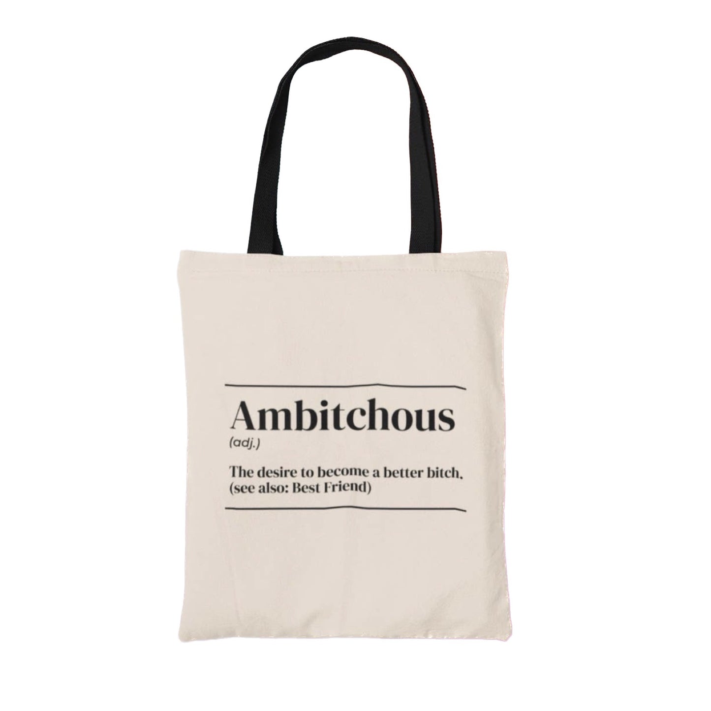Ambitchous Canvas tote bag