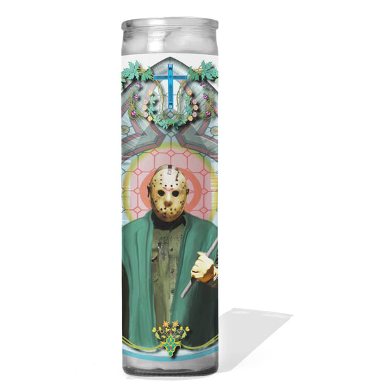 Jason Vorhees Halloween Celebrity Prayer Candle