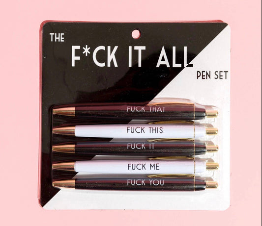 F*ck it All Pen Set