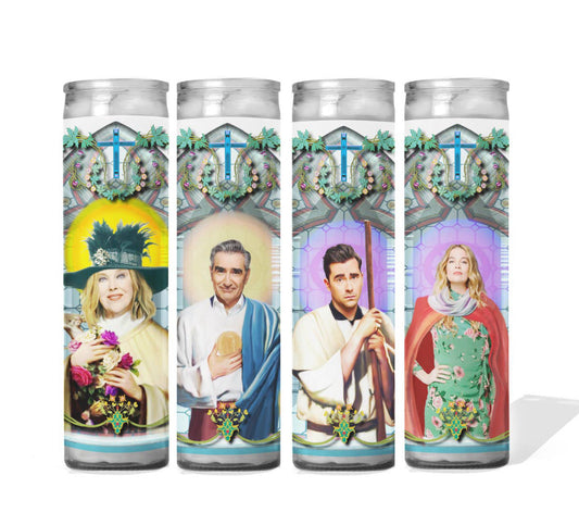 Schitts Creek Celebrity Prayer Candle Set